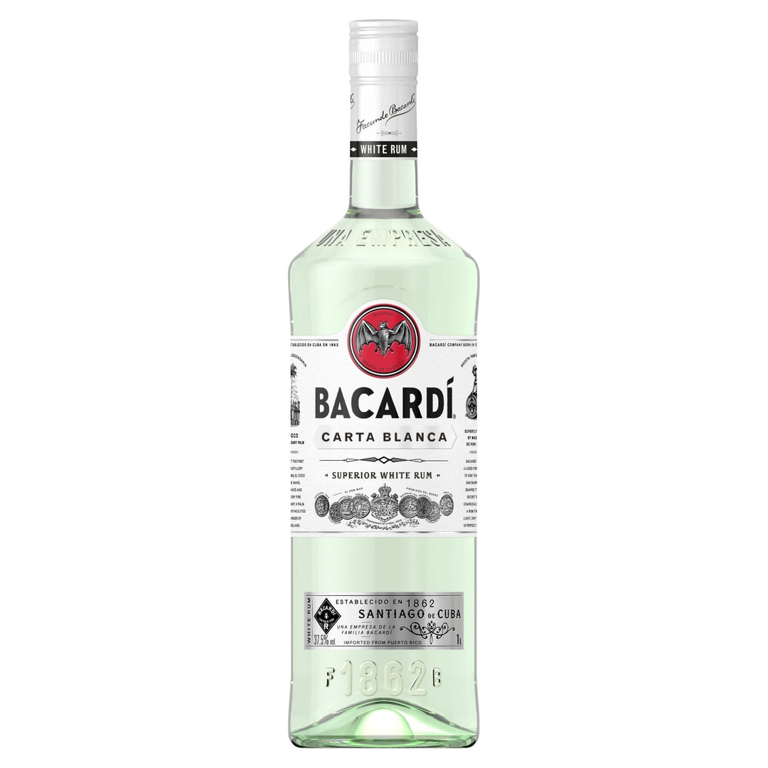 Bacardi Carta Blanca White Rum 1L