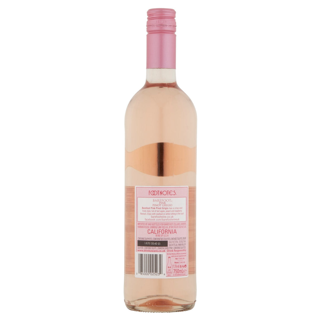 Barefoot Pink Pinot Grigio 750ml