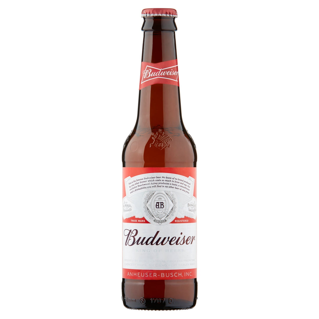 Budweiser King of Beers Lager Beer 24 x 300ml