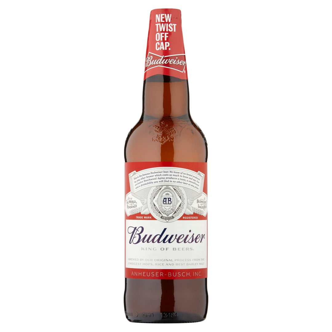 Budweiser Lager Beer Bottle 660ml