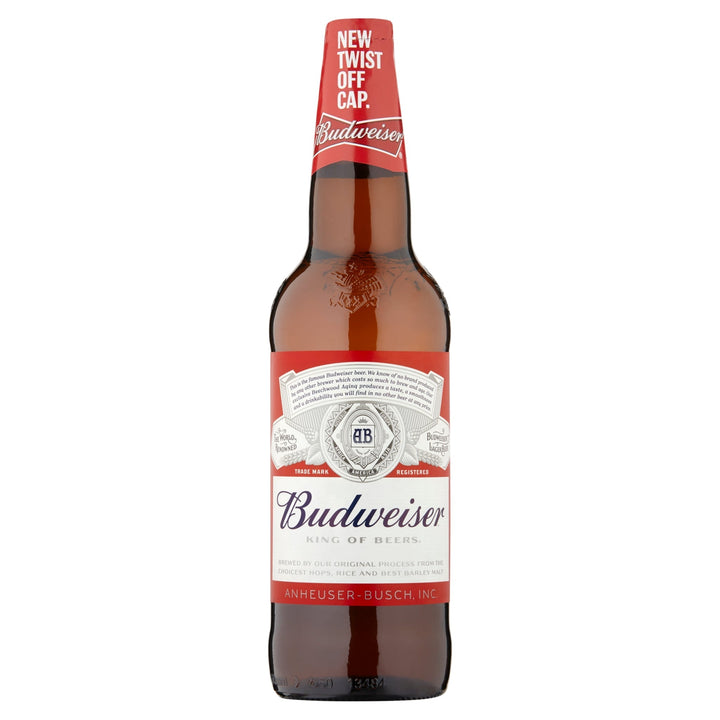 Budweiser Lager Beer Bottle 660ml