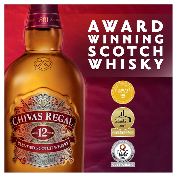 Chivas Regal 12 Year Old Blended Scotch Whisky 70cl