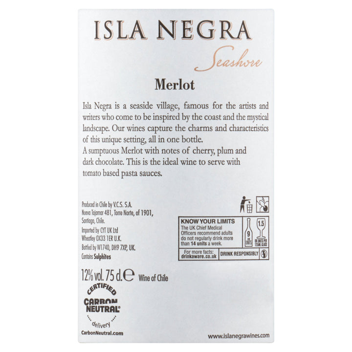 Isla Negra Seashore Merlot 75cl