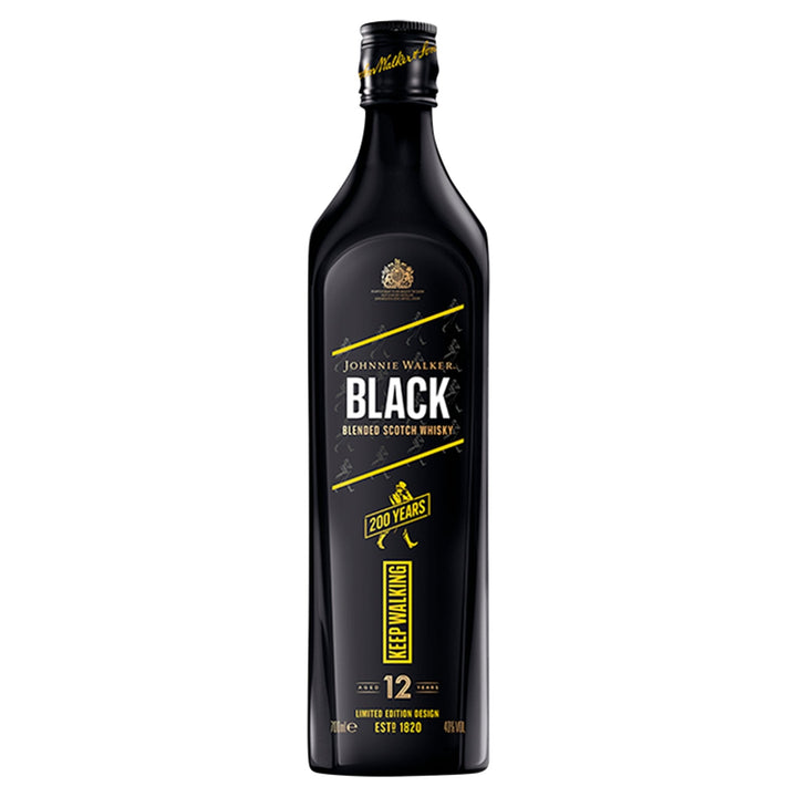 Johnnie Walker Black Label 12 Year Old Blended Scotch Whisky 70cl - Packaging may vary to pictures