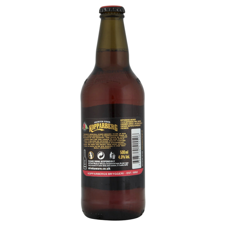 Kopparberg Premium Cider with Strawberry & Lime 500ml