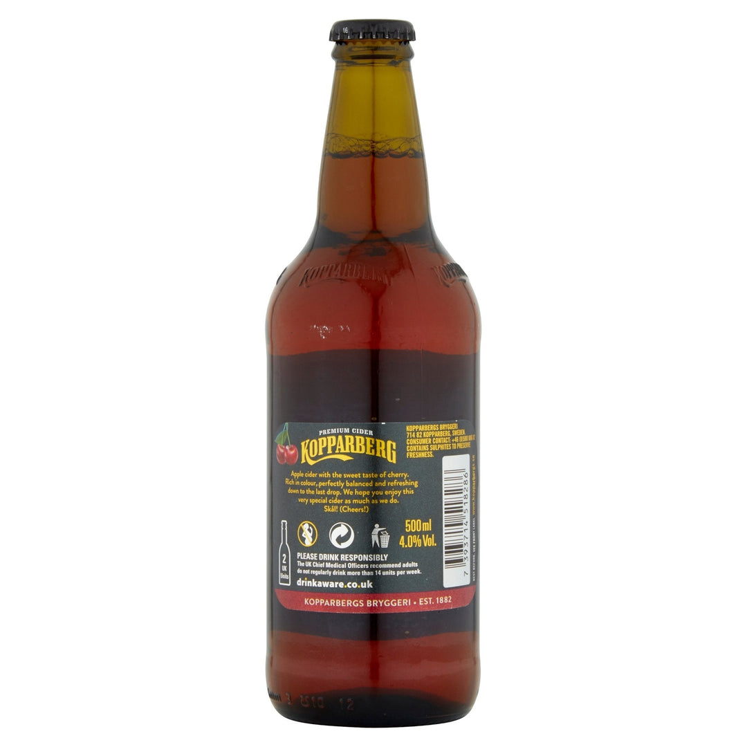 Kopparberg Premium Cider With Cherry 500ml