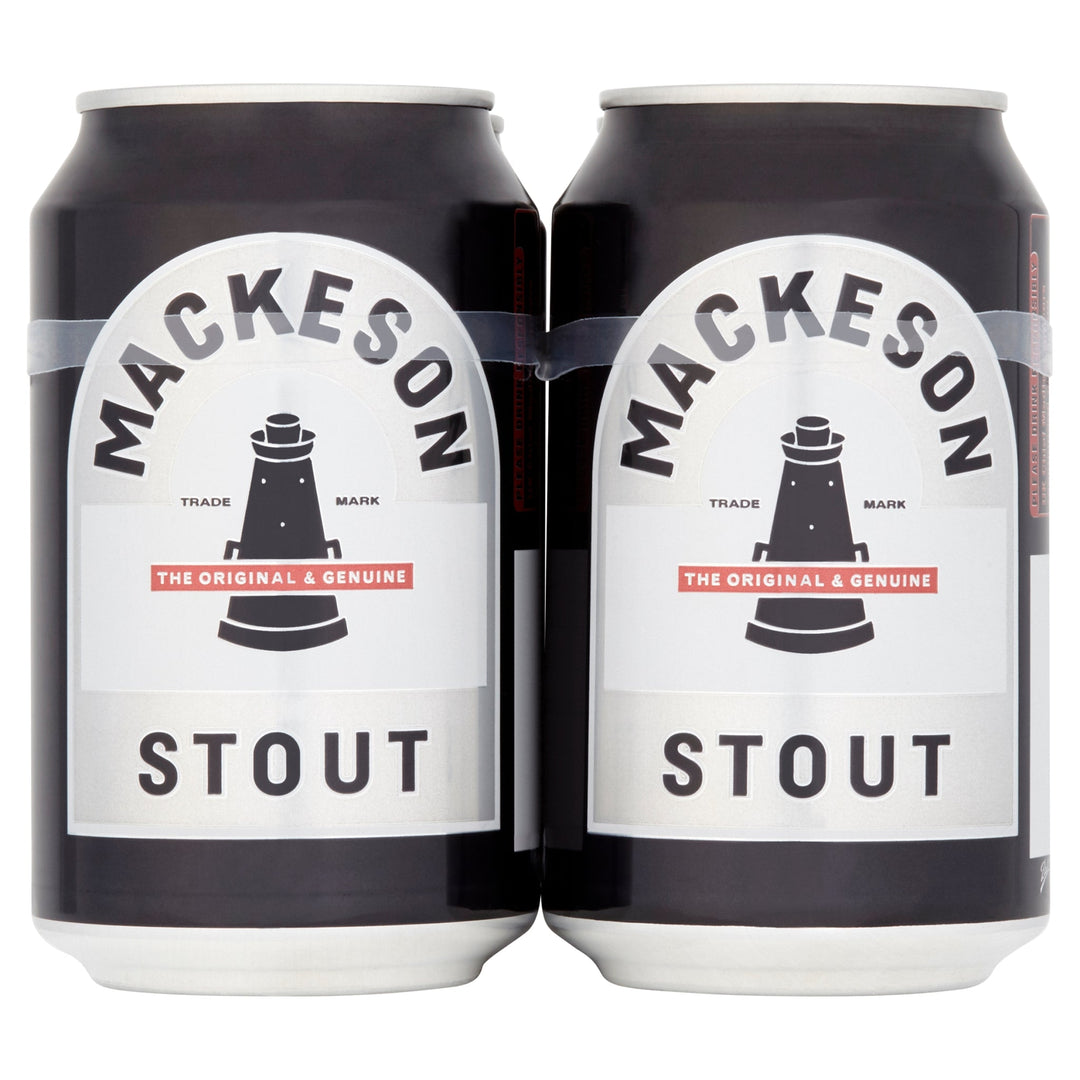 Mackeson Stout Beer Cans 4 x 330ml