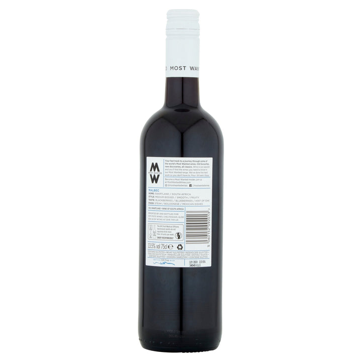 Most Wanted Malbec   75cl - Wine - Discount My Drinks