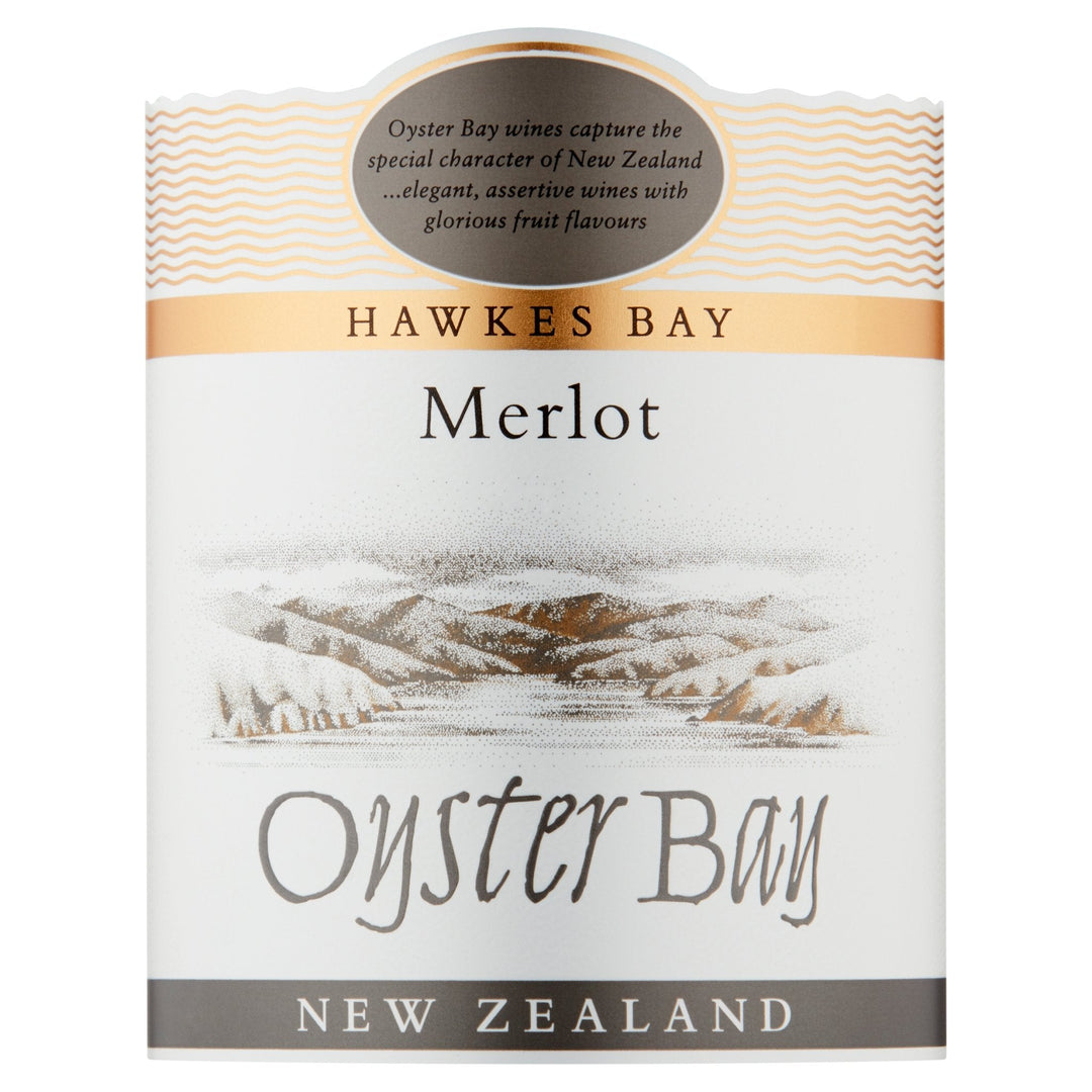 Oyster Bay Hawkes Bay Merlot 750ml - Wine - Discount My Drinks