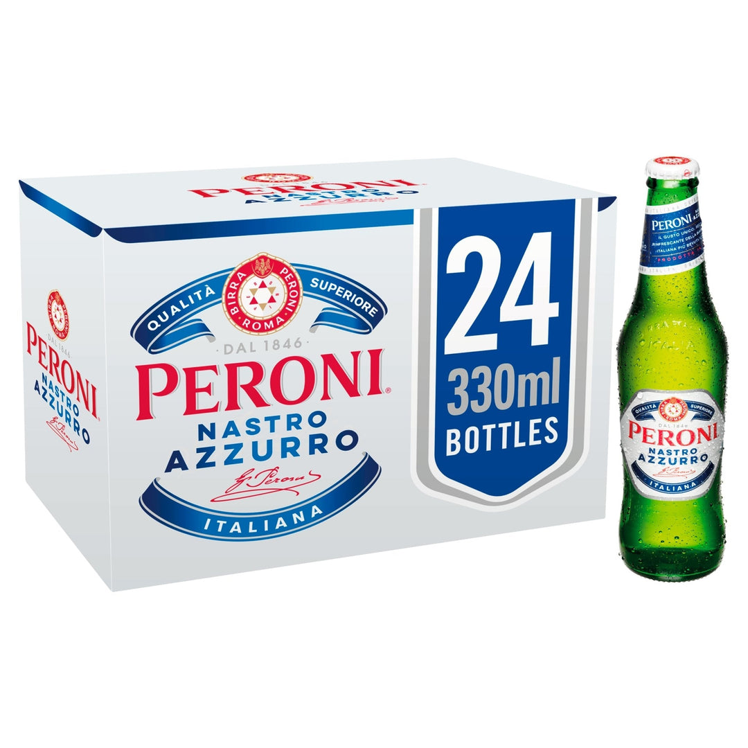 Peroni Nastro Azzurro Italian Beer 24 x 330ml - Beer - Discount My Drinks