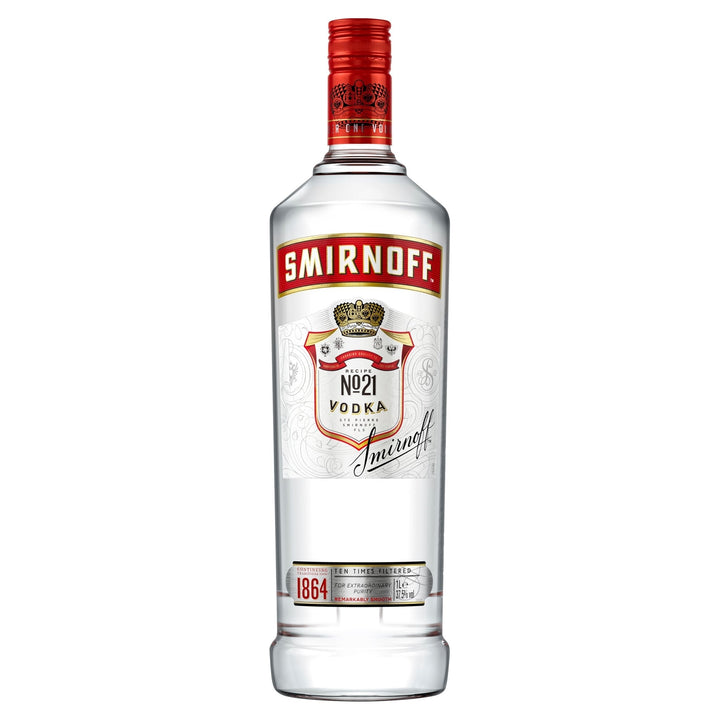 Smirnoff Red Label Vodka 1 Litre - Vodka - Discount My Drinks