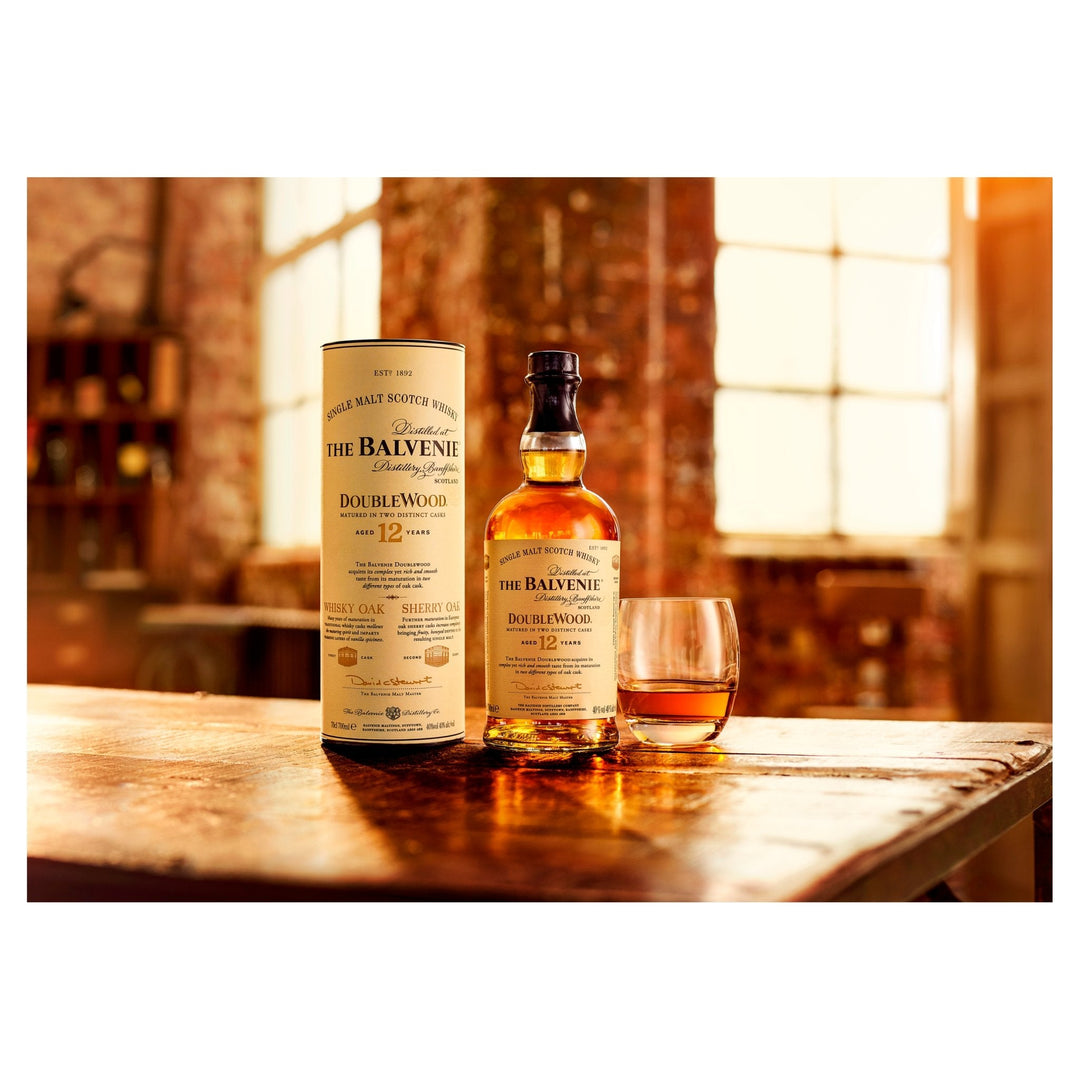 The Balvenie Double Wood 12 Year Old Single Malt Scotch Whisky 70cl - Whisky - Discount My Drinks