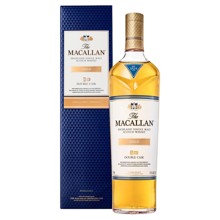 The Macallan Gold Single Malt Double Cask Scotch Whisky 70cl - Whisky - Discount My Drinks