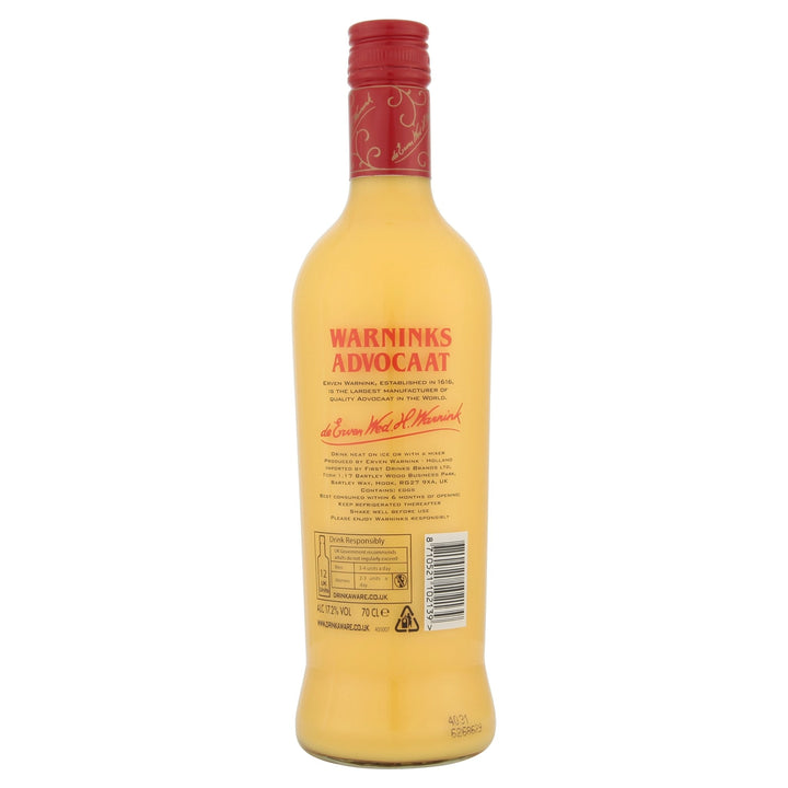 Warninks Original Advocaat Liqueur 70cl - Liqueur - Discount My Drinks