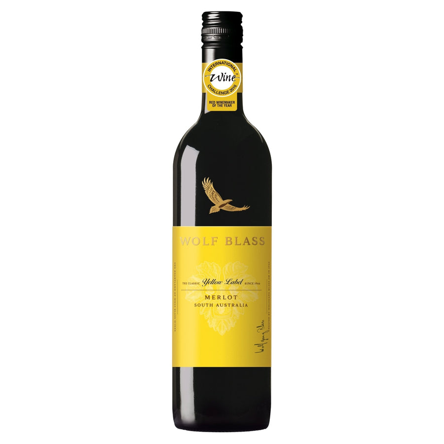 Wolf Blass Yellow Label Merlot 75cl - Wine - Discount My Drinks